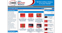Desktop Screenshot of hillmilitarymedals.co.uk